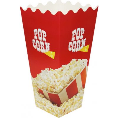 Popkornovač.cz Papírová krabička na popcorn s potiskem 1,7l – Zboží Dáma