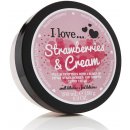 I Love Strawberries & Cream tělové máslo 200 ml