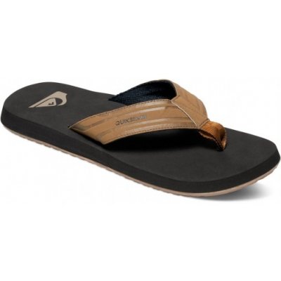 Quiksilver Žabky Monkey Wrench brown black – Hledejceny.cz