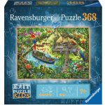 RAVENSBURGER Únikové EXIT Kids Expedice do džungle 368 dílků – Zboží Dáma
