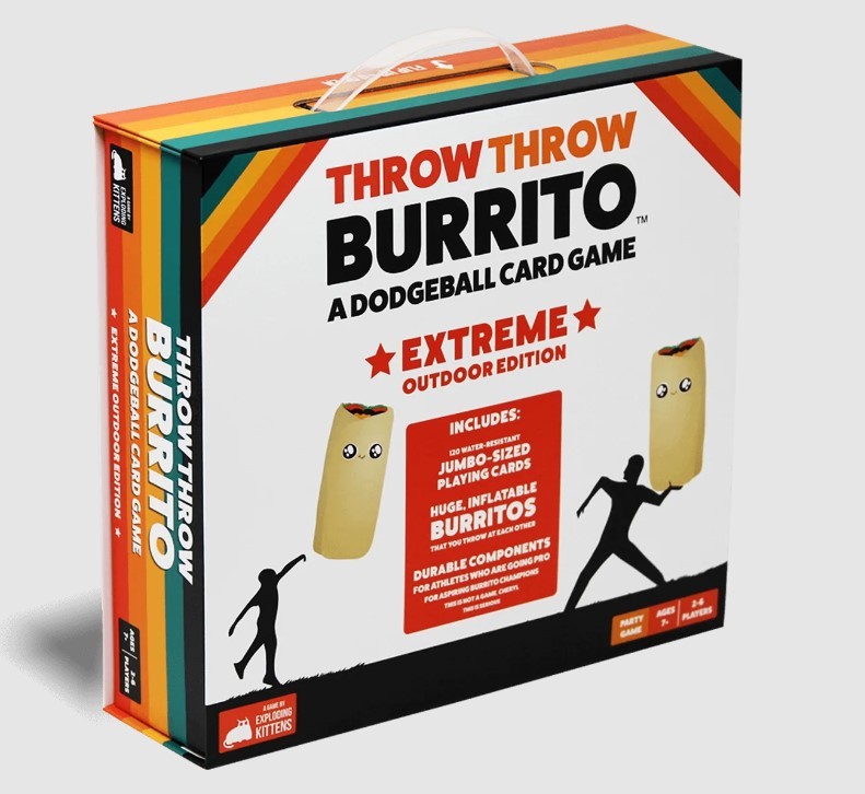 Throw Throw Burrito A Dodgeball Card Game Extreme Outdoor Edition od