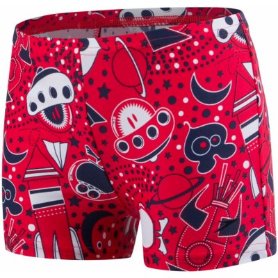 Speedo Essential Allover Aquashort Boy Risk Red Navy White 4 – Hledejceny.cz