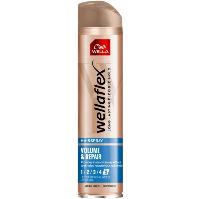 Wellaflex Volume & Repair lak na vlasy 5 250 ml – Zbozi.Blesk.cz