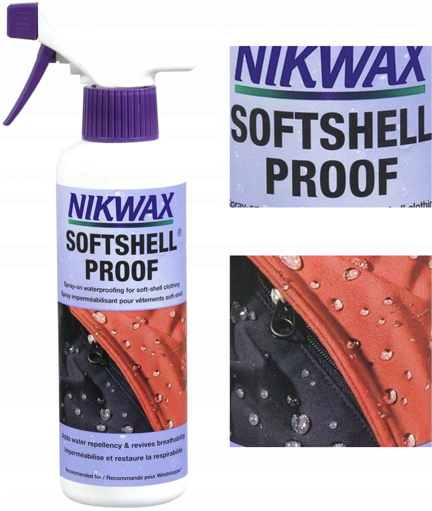 Nikwax SoftShell Proof Spray-On Waterproofing