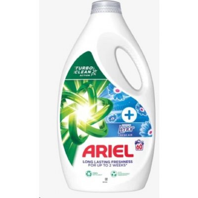 Ariel +Touch Of Lenor Fresh Air tekutý prací prostředek 60 PD 3 l