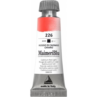 Maimeri Blu Akvarelová barva Cadmium Red Light 226 12 ml 1 ks – Hledejceny.cz