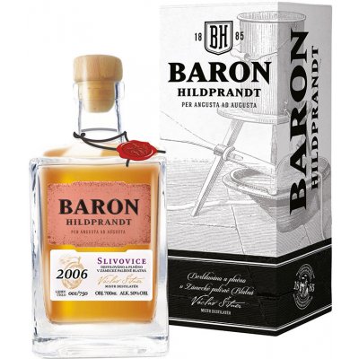 Baron Hildprandt Slivovice 2006 50% 0,7 l (karton)