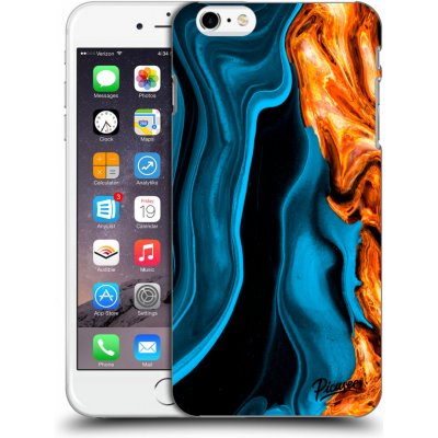 Pouzdro Picasee silikonové Apple iPhone 6 Plus/6S Plus - Gold blue čiré – Hledejceny.cz