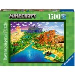 Ravensburger Minecraft Svět Minecraftu 1500 dílků – Sleviste.cz