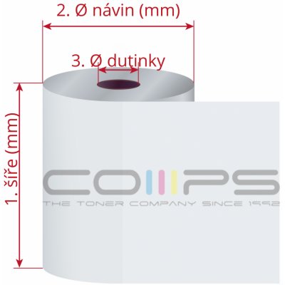 Comps Papírový termokotouček 28/50/12 - 30m – Zboží Živě