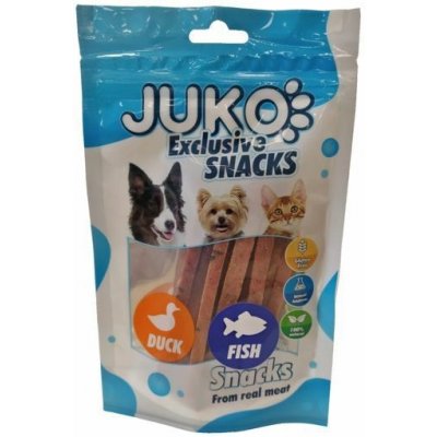 JUKO petfood Pochoutka Duck cod & vegetable strips 70 g – Zbozi.Blesk.cz