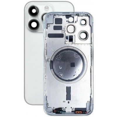 Kryt Apple iPhone 14 Pro - Zadní Housing (Silver), Silver – Zboží Živě