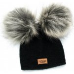 Dětská jarní čepice Lattante Alpaka černá – Zboží Dáma