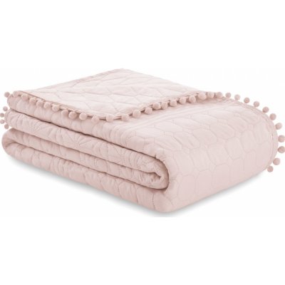 AmeliaHome přehoz na postel Meadore III pudrově růžový 220 x 240 cm – Zboží Mobilmania