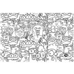 Podložka na stůl PP 60 x 40 cm monsters – Zboží Dáma