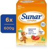Umělá mléka Sunar 4 complex jahoda 6 x 600 g