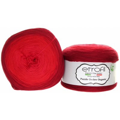 Etrofil Puzzle Ombre Organic červená 1450 metrů – Zboží Mobilmania