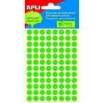 Samolepicí etikety O 8 mm - zelené – Zboží Dáma