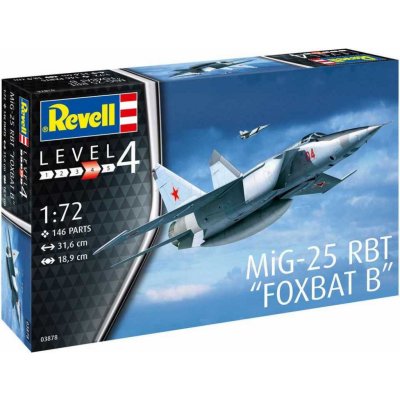 Revell Plastic ModelKit letadlo 03878 MiG-25 RBT 1:72