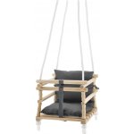 lupilu Dětská dřevěná houpačka šedá – Zbozi.Blesk.cz