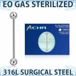 InfinityPierce.cz Industrial činka s kuličkami sterilizováno ZBBIND – Zboží Dáma