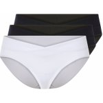 esmara Dámské kalhotky s BIO bavlnou, 3 kusy černá bílá – Sleviste.cz