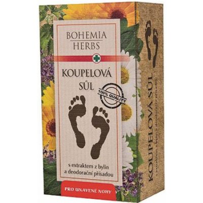 Bohemia Gifts Bylinná koupelová sůl na nohy 200 g – Zboží Mobilmania