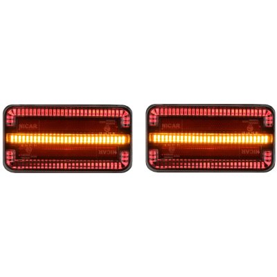 TT Technology Obdélníková bezdrátová magnetická zadní LED světla, 12–24 V – TT.12028B – Hledejceny.cz