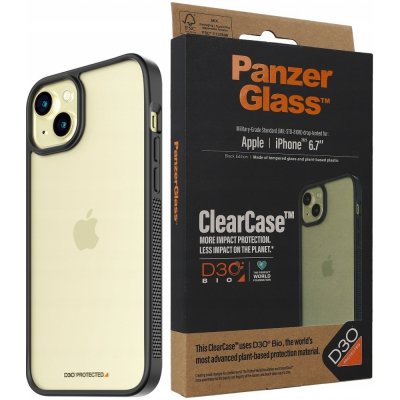 PanzerGlass ClearCase D30 Apple iPhone 15 Plus edition černé