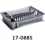 Odkapávač na nádobí LUX II - šedá - LENMAN 17-0885-st – Zboží Dáma