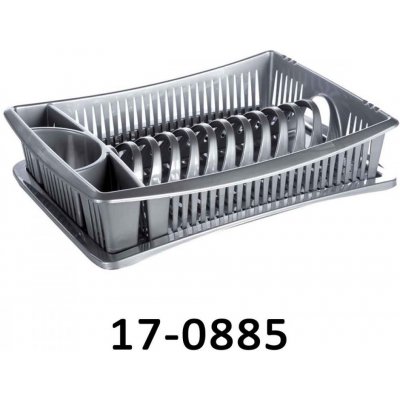 Odkapávač na nádobí LUX II - šedá - LENMAN 17-0885-st – Zboží Dáma