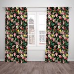 IMPAR Závěsy Flowers (Rozměr : 140x250, Materiál: Blackout) – Hledejceny.cz