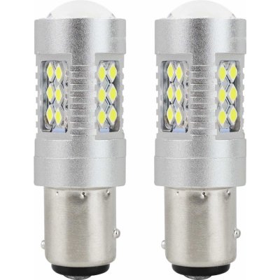 LED AMIO CANBUS 24SMD 3030 1157 (P21 / 5W) Bílá 12V / 24V sada - 2 ks. – Hledejceny.cz