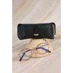 Peca del Sol kožené pouzdro na brýle čokoládové – Hledejceny.cz