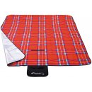 Spokey PICNIC TARTAN Pikniková deka s popruhem, 150 x 180 červené káro; K85043