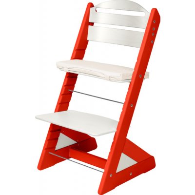 Jitro rostoucí židle Plus barevná Červená + bílá – Zboží Mobilmania