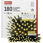 EMOS D4AN03 LED vánoční řetěz blikající 18 m venkovní i vnitřní teplá studená bílá časovač – Sleviste.cz
