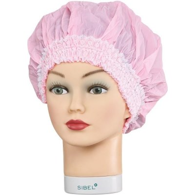 Sibel elastická čepice do koupele růžová – Zboží Mobilmania