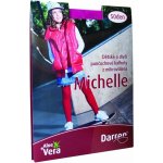 Darren Michelle dětské poloprůhledné punčochové kalhoty fucsia fuchsiová – Hledejceny.cz