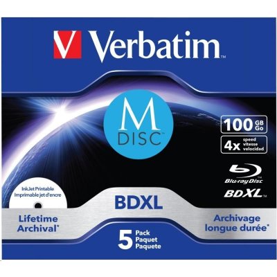 Verbatim MDISC 100GB 6x, jewel, 5ks (43834) – Zboží Živě