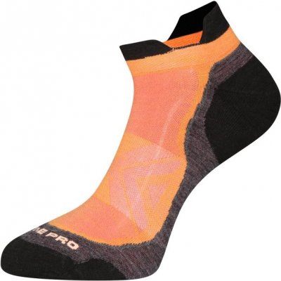 Alpine Pro ponožky WERDE merino kotníkové oranžové – Zboží Mobilmania