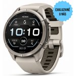 Garmin Fénix 9 Pro - 43 mm, AMOLED, Sapphire, Titanium, Fog Gray / Dark Sandstone 010-04335-86 – Zboží Mobilmania