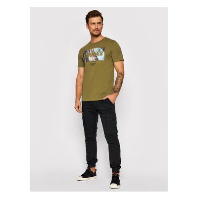 Jack&Jones T-Shirt Swirl 12193665 Zelená