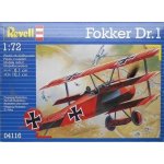 Revell ModelKit letadlo 04116 Fokker DR. 1 Triplane 1:72 – Zboží Mobilmania
