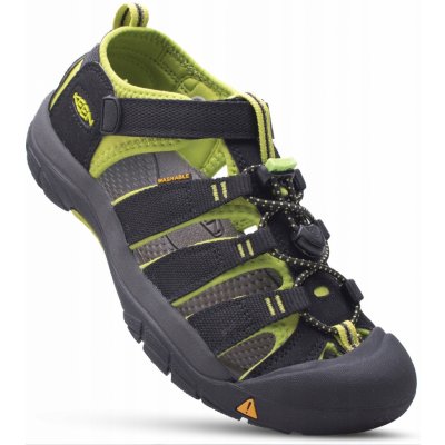 Keen Newport H2 Black/lime green – Zboží Mobilmania