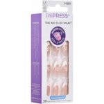 KISS Nalepovací nehty ImPRESS Nails Fearless 30 ks – Zboží Dáma