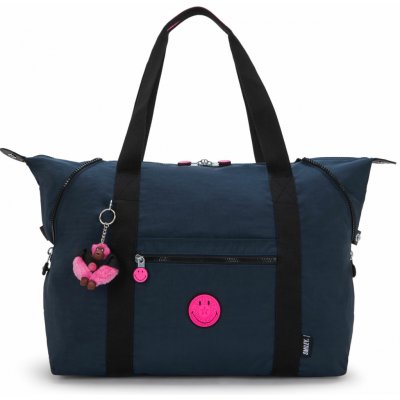 Kipling ART M K SMI Pink Fun Blue 26 l – Hledejceny.cz