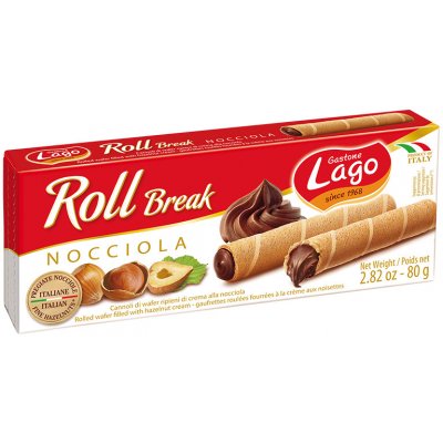 Gastone Lago Roll Break Nocciola 80 g – Zboží Dáma