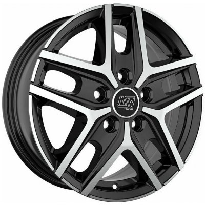 MSW 40 6,5x16 5x118 ET48 gloss black polished – Hledejceny.cz