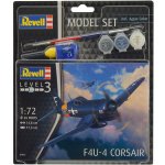 Revell model set plane 63955 F4U 4 Corsair 1:72 – Zboží Dáma